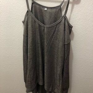 Off The Shoulder Tank top/Long sleeve
